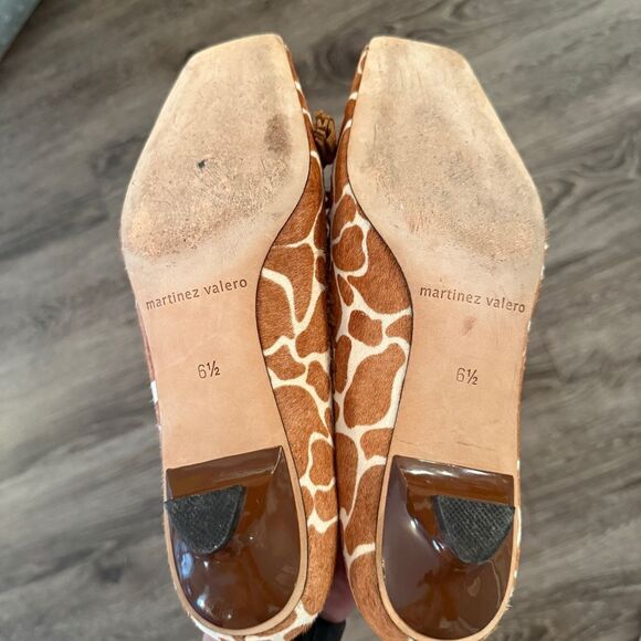 Martinez Valero Giraffe Print Shoes - Picture 8 of 9